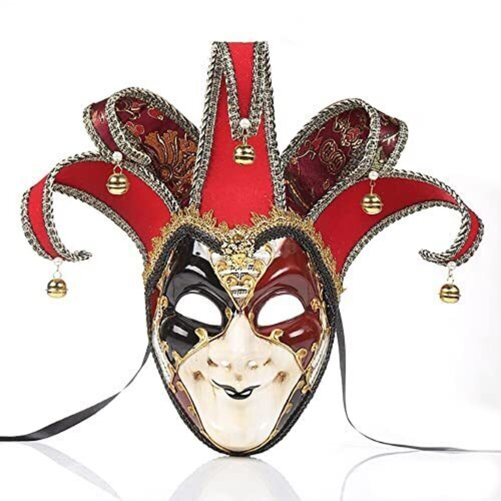 1766 Full Face Venetian Mask Masquerade Mask for Carnival Mardi Gras